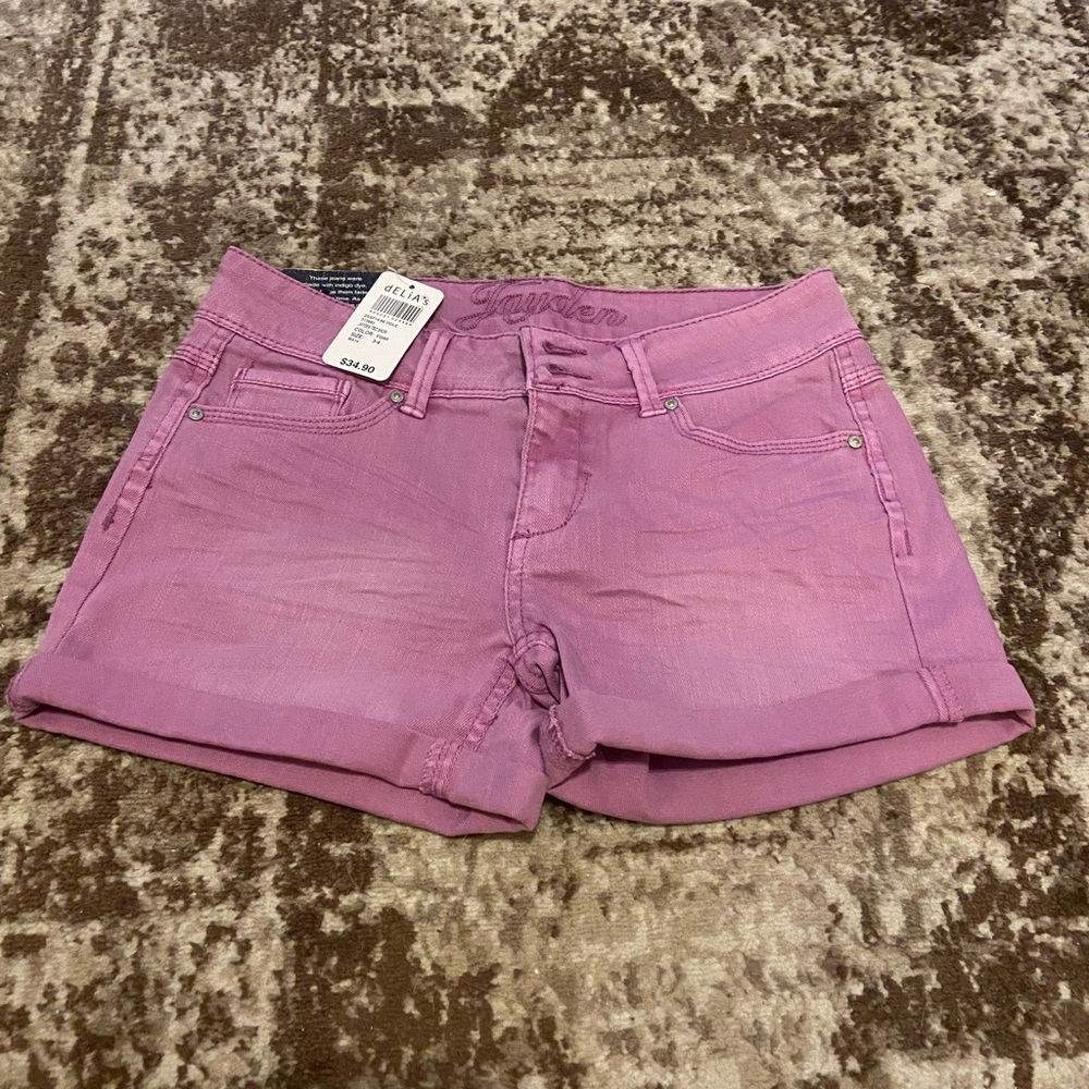 dELiA*s Jayden purple shorts